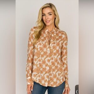 Free People (R $128) Long Sleeve Top NWT